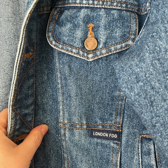 London Fog Vintage jean jacket denim jacket size small - Picture 3 of 7